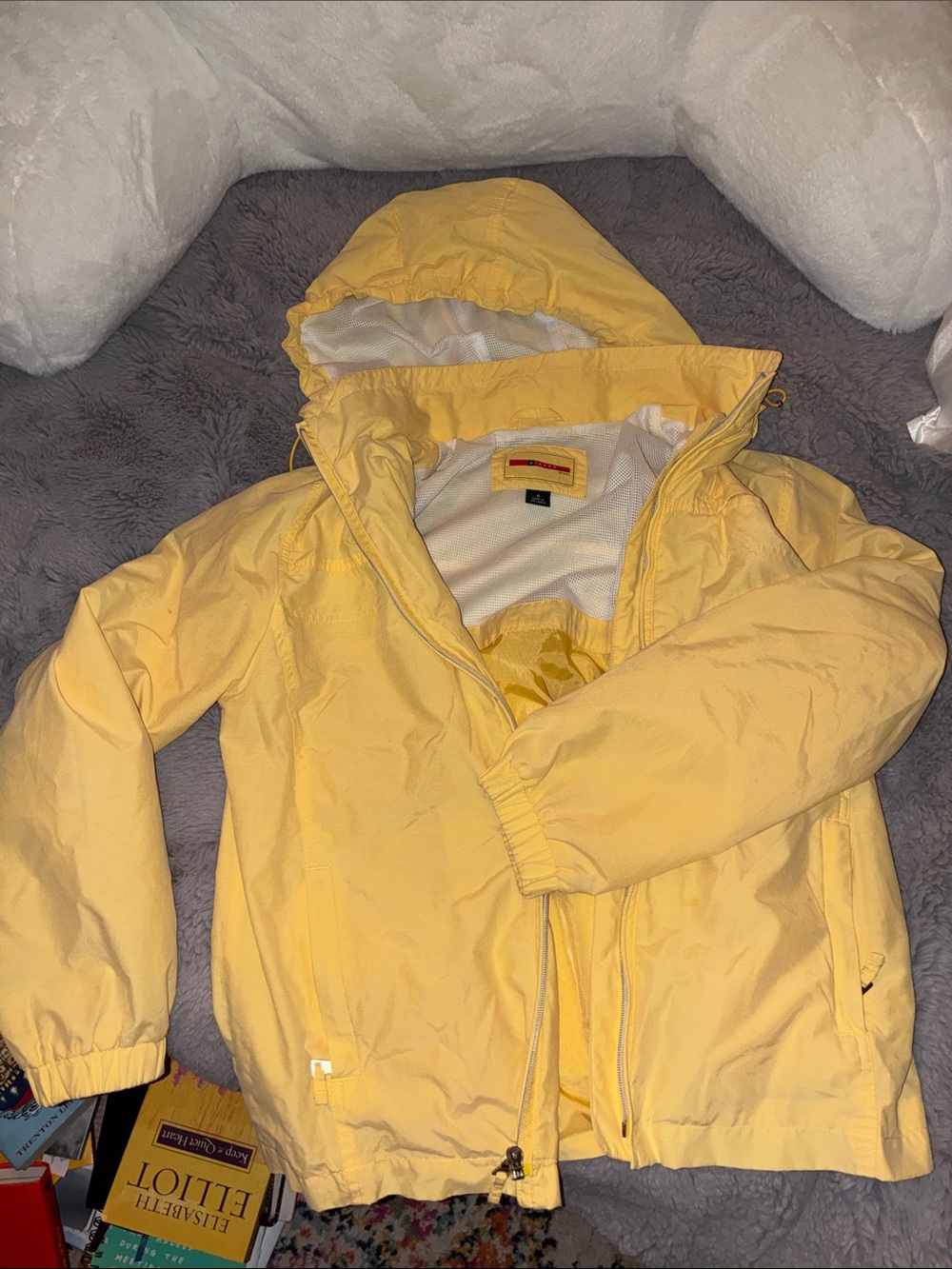 Giacca Sport Women’s Yellow Hooded  Jacket